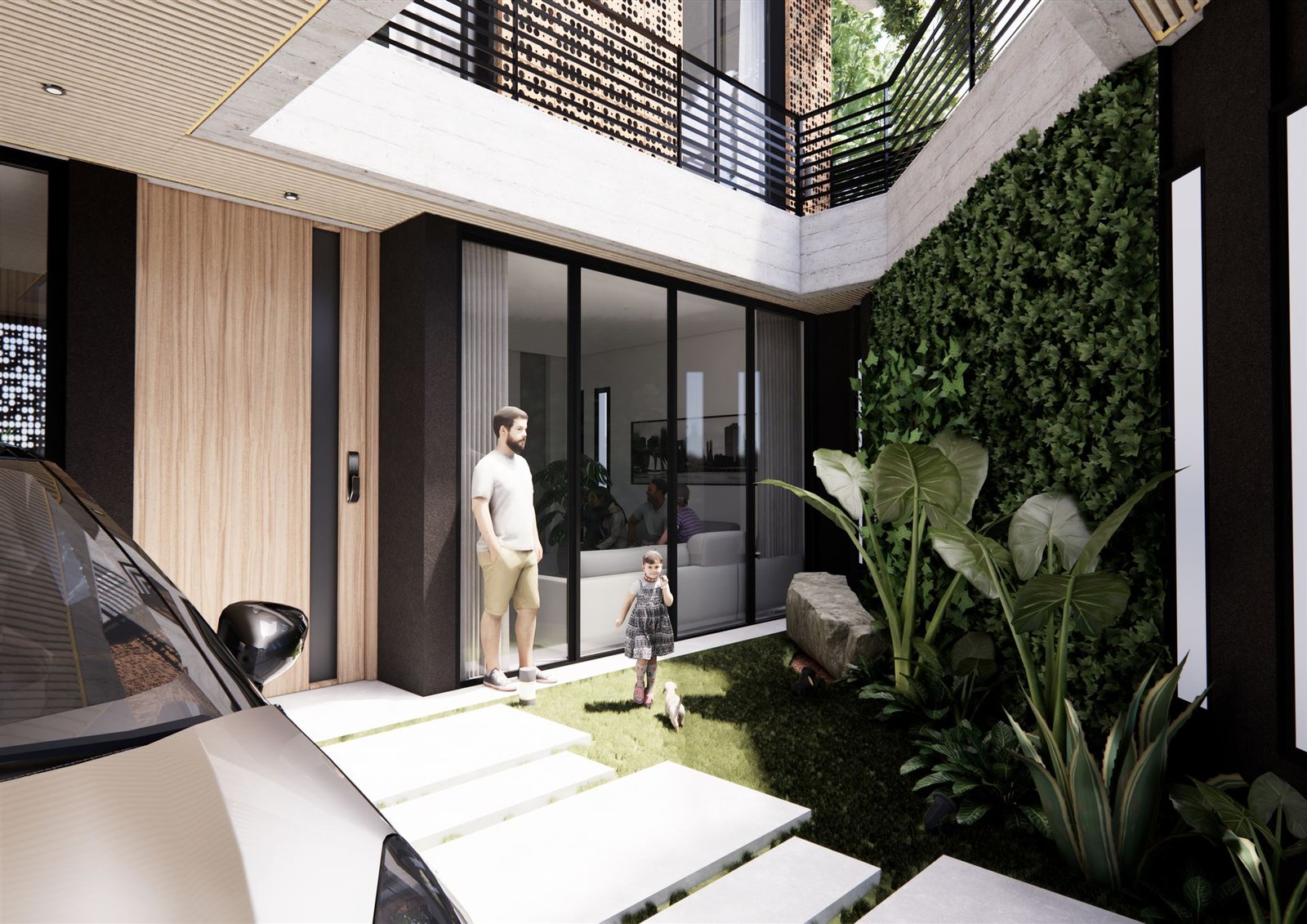 Casa La Pampa 4510, Patio de planta baja