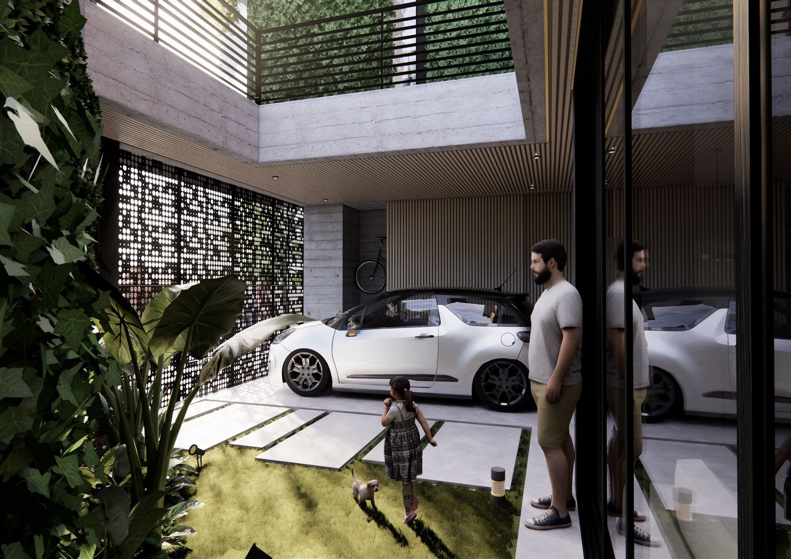 Casa La Pampa 4510, Patio de planta baja